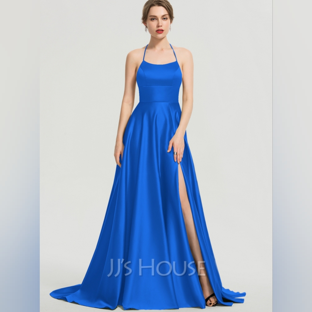 Elegant JJs House Royal Blue Gown